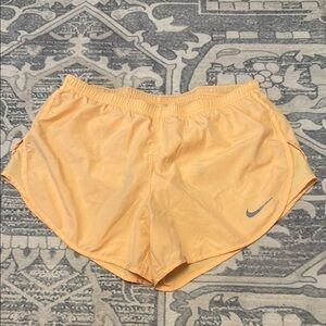 Nike Orange Athletic Shorts Lightweight Design